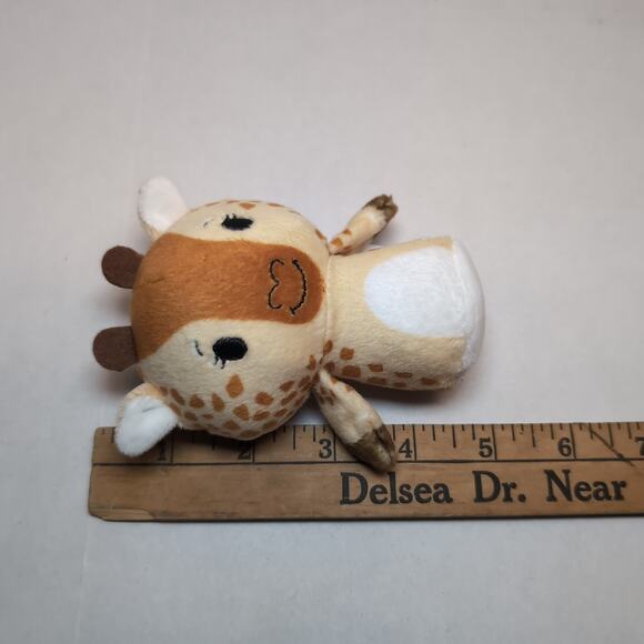 Hallmark Itty Bittys Noah’s Ark Giraffe Plush Stuffed Animal Toy 4” Bean Bag - Picture 7 of 8